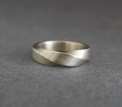 Silver Rings For Men Design Unique, Elegant Silver Ring, Mens Wedding Rings Silver, Brushed Mens Wedding Band, Twisted Wedding Band, Thick Gold Band, Thick Gold Ring, Mens Wedding Rings Gold, Wedding Rings For Men