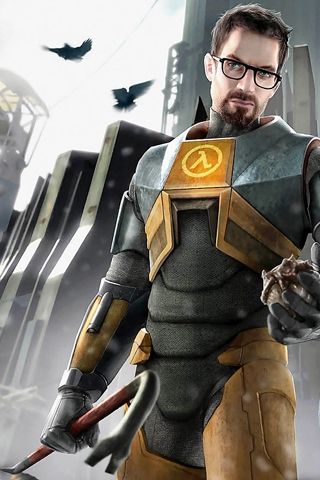 Half-Life 2 - Gordon freeman -gos he looks so handsome in this Half Life Game, Gordon Freeman, Valve Games, Arkham City, Half Life, Silent Hill, Horror Music, Movie Genres, Team Fortress