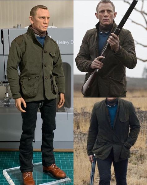 Hunting Outfit For Men, Secret Agent Outfit, Barbour Style Men, Bond Style, Barbour Style, James Bond Style, Waxed Jacket, Barbour Jacket, Hunting Jackets