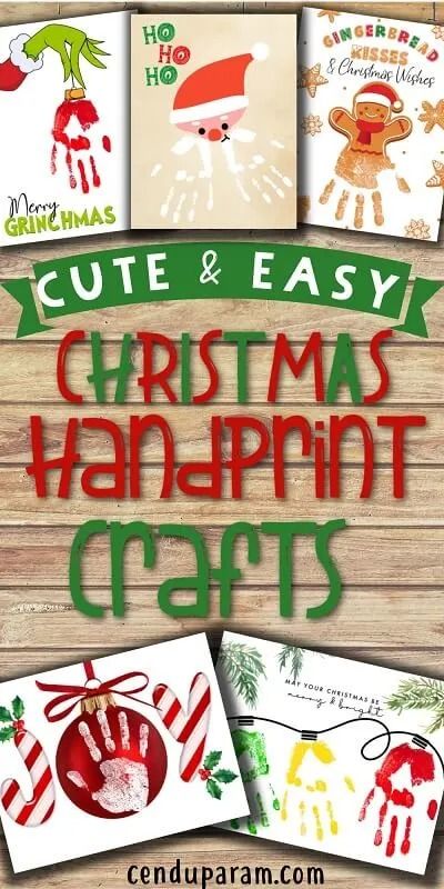 Christmas Handprint Crafts – Cenzerely Yours Kid Handprint Christmas Crafts, Kids On Sled Picture Craft, Christmas Family Handprint Crafts, Preschool Christmas Handprint Art, December Crafts For Prek, Vpk Christmas Crafts, Christmas Hand Prints For Toddlers, Hand Christmas Crafts For Kids, Christmas Hand Art For Kids