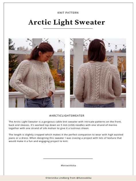 Scribd is the world's largest social reading and publishing site. Cable Knit Raglan Sweater, Arctic Light Sweater, Raglan Cable Sweater Pattern, Chunky Cable Sweater Pattern, Petite Knit Sweater, Cable Knitting Patterns Sweater, Cable Patterns Knitting, Sweater Patterns To Knit Free, Beginner Knit Sweater Pattern