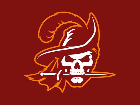 Tampa Bay Buccaneers Rebrand by Torch Creative on Dribbble Top Logo Design, Tampa Bay Buccaneers Logo, Buccaneers Football, Tampa Bay Bucs, Sports Logo Design, Nfl Logo, Tableau Art, Mascot Design, Logo Illustration