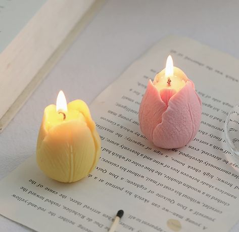 Candle Color For Self Love, Yin And Yang Candle, Meditate Candle, Bendy Candle, Delicate Candle, Tulip Candle, Travel Candles, 3d Rose, Chocolate Decorations