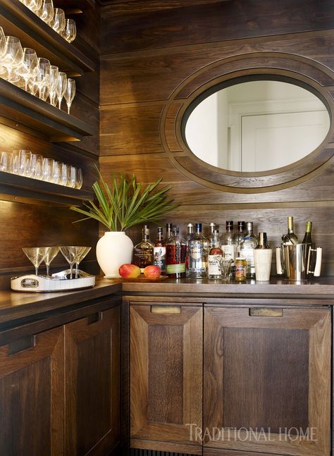 wooden-corner-bar-glass-display-103086786 Home Bar Display, Home Office For Men, Office For Men, Home Office For Man, Corner Bar, Bar Display, Home Bar Design, Modular Kitchen Design, Bar Displays