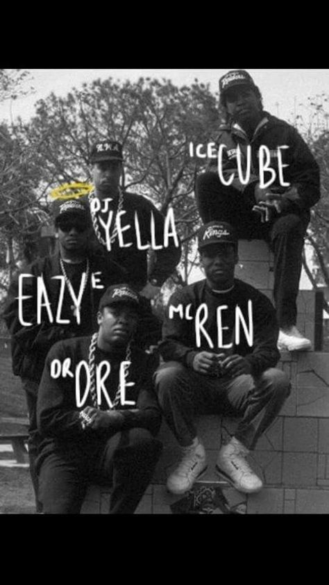 NWA 90s Rappers Aesthetic, Cultura Hip Hop, Hip Hop Classics, Real Hip Hop, Hip Hop And R&b, Gangsta Rap, Hip Hop Art, Rap Artists, The Jacksons