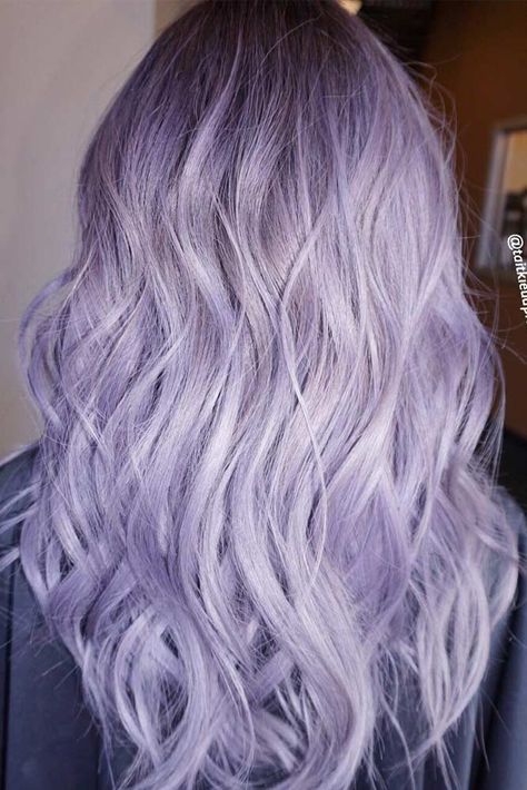 Light Purple Hair Color Ideas ★ See more: http://lovehairstyles.com/light-purple-hair-color-ideas/ Delete Feelings, Lilac Silver Hair, Pastel Lilac Hair, Silver Lavender Hair, Pastel Purple Hair, Light Purple Hair, Dyed Hair Pastel, Lilac Hair, Hair Color Pastel