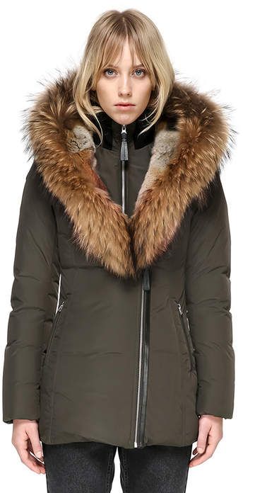 Mackage AKIVA WINTER DOWN COAT WITH FUR LINED HOOD#affiliatelink Mackage Coat, Ski Style, Coat With Fur, Fur Hood Coat, Down Parka, Shearling Jacket, Down Coat, Light Jacket, Puffer Coat