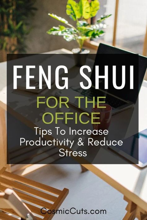 Feng shui office solutions set up the energy in your office to support your success, make you more productive, release work stress, and attract prosperity. These feng shui for the office tips and tools are here to help! #fengshuioffice #fengshuifortheoffice #fengshuiofficelayout https://cosmiccuts.com/blogs/healing-stones-blog/feng-shui-for-the-office Feng Shui Office Layout, Couleur Feng Shui, Feng Shui Layout, Small Office Layout, Feng Shui Home Office, Feng Shui Office, Zen Office, Office Layout Ideas, Feng Shui Plants