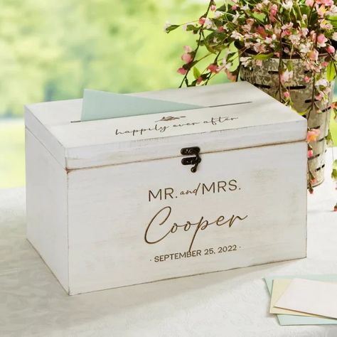 Advice Box Wedding, Wedding Advice Box, Advice Box, Wood Card Box, Wood Keepsake, Honeymoon Fund, Wedding Card Box, Wood Card, Elegant Couple