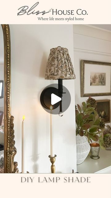 Amanda Muster |Virtual & Local Interior Design| NY on Instagram: "DIY Pleated lamp shades are SO easy to do and they make a huge impact on any lampshade. I plan to make some for my chandelier too. Full tutorial in highlights!

💕Comment “SHADE” for the materials to be sent to your DMSs

#vintagestyle #vintagedesign #modernvintagehome #fallhome #transitionalstyle #oldhomerenovations #homedecoration #hyggehome #nancymyersinteriors #oldhomeinteriordesign" Diy Pleated Lampshade, French Cottage Style, Pleated Lamp, Pleated Lamp Shades, Pleated Lampshade, Cottage Style Home, Instagram Friends, Modern Vintage Decor, Block Print Fabric