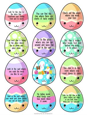 Easter Egg Scavenger Hunt Clues, Easter Scavenger Hunt Clues, Egg Hunt Clues, Easter Egg Scavenger Hunt, Easter Egg Hunt Ideas, Easter Egg Hunt Clues, Egg Hunt Ideas, Easter Treasure Hunt, Easter Egg Printable