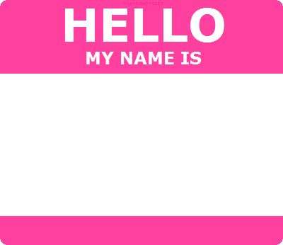 Hi My Name Is, Hello My Name Is Sticker, Name Tag Templates, Shirt Prints, Hello My Name Is, Cat Stickers, Ipad Wallpaper, Name Tag, Name Tags