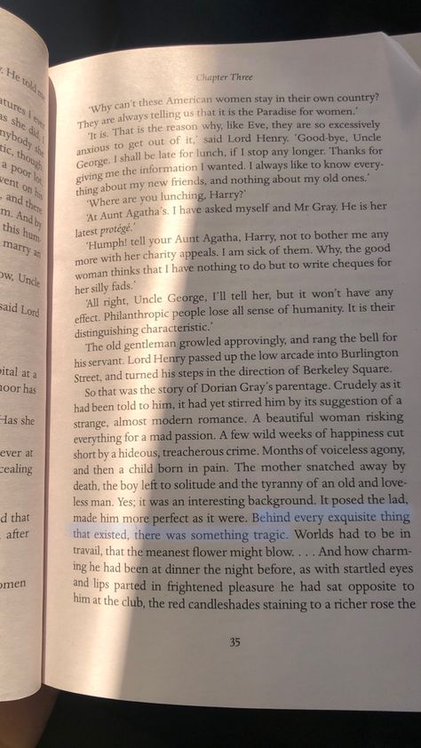 “Behind every exquisite thing that existed, there was something tragic” Behind Every Exquisite Thing, Every Exquisite Thing, The Picture Of Dorian Gray, Picture Of Dorian Gray, Dorian Gray, Oscar Wilde, New Me, The Picture, Favorite Things