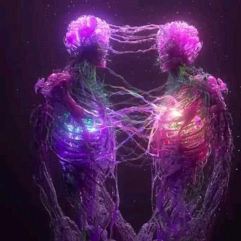 Soulmates Art, خواتم خطوبة, Twin Flame Art, Sensory Art, Soul Ties, Flame Art, Psy Art, Energy Art, Spiritual Artwork