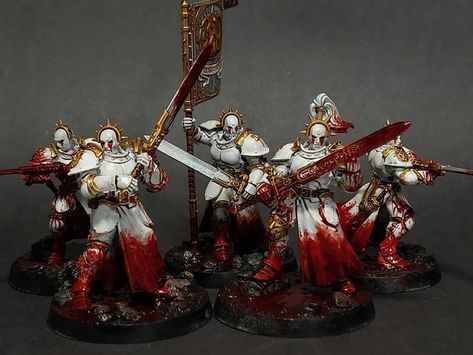 Warhammer Stormcast Eternals, Cities Of Sigmar Paint Scheme, Nighthaunt Paint Schemes, Stormcast Eternals Paint Scheme, Warhammer Underworld, Warhammer 40k Painting, Age Of Sigmar Armies, Adepta Sororitas, Dnd Minis