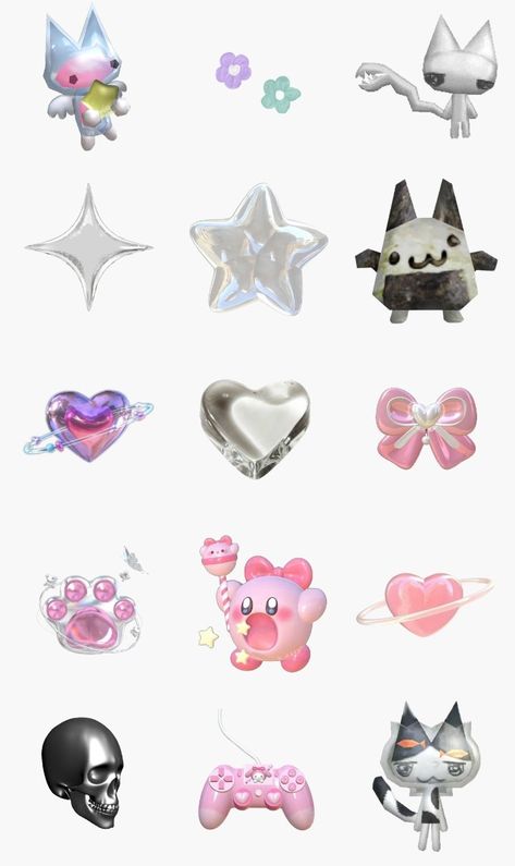 Aesthetic Stickers For Instagram Stories, Cat Instagram Sticker, Instagram Stickers Stories Aesthetic, Stickers For Instagram, Cute Aesthetic Stickers, Pastel Coquette, Instagram Backgrounds, Designs Aesthetic, Y2k Stickers