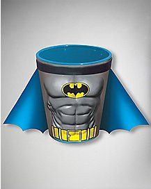 Batman Caped Ceramic Shot Glass Rick Grimes Costume, Batman Cape, Batman Gifts, The Bat Man, Online Comic Books, Blue Cape, Famous Comics, I Am Batman, Batman Logo