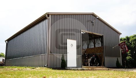 Gray Metal Building, 30x40 Garage, 30x40 Shop, Metal Horse Barns, Metal Building Prices, Metal Garage Kits, Prefab Metal Buildings, Metal Storage Buildings, Carport Prices