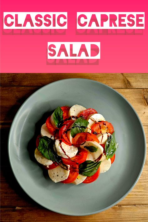 This classic Caprese salad is named after the island of Capri, and its key ingredients represent the Italian flag’s tricolour. Red for tomatoes, green for basil, and white for the buffalo mozzarella. The cheese and tomatoes are often sliced and arranged on plates, then drizzled with olive oil and balsamic vinegar. While the classic caprese salad is served at any time of the day, Italians usually eat it as a starter and not as a side dish. Italian Starters, Reduced Balsamic Vinegar, Salad Italian, Island Of Capri, Yellow Tomatoes, Budget Family Meals, Buffalo Mozzarella, Italian Flag, Starters Recipes