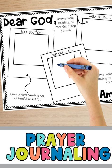 God Can Use You, Prayer Ideas For Kids, Free Prayer Journal Printable, Prayer Activity For Kids, Prayer Crafts For Kids Sunday School, Prayer Crafts For Kids, Prayer Activities For Kids, Prayer Journal For Kids, Writing Prayers