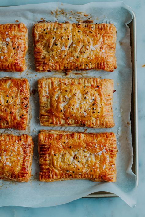 Savory Poptart Recipe, Sourdough Toaster Strudel, Toaster Snacks, Toaster Strudel Recipe, Savory Pop Tarts, Homemade Toaster Strudel, Cheese Hand Pies, Canadian Baking, Honey Mustard Dip