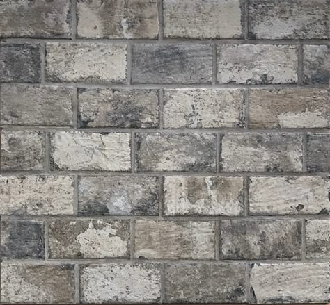 Brick Backsplash Kitchen, Brown Tile, Brick Look Tile, Brick Backsplash, Grey Brick, Corner Fireplace, Stone Look Tile, Allen Roth, Brick Colors