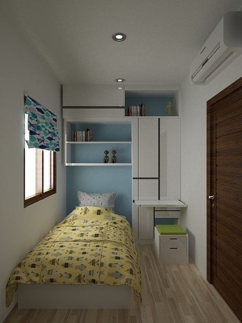 Tiny Bedroom Design, Small Room Makeover, Small Bedroom Inspiration, Small Bedroom Interior, Small Bedroom Layout, Small Apartment Bedrooms, Small Room Design Bedroom, Small Bedroom Designs, Bedroom Design Ideas