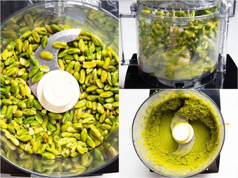 Pistachio Paste Recipe, Pistachio Desserts, Pistachio Paste, Pistachio Dessert, Raw Pistachios, Pistachio Recipes, Pistachio Butter, Pistachio Cream, Paste Recipe