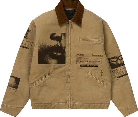 Cactus Jack By Travis Scott ,  Apparel ,  Outerwear  GOAT Verified Concept Clothing, Cactus Jack, Work Jacket, Work Jackets, 가을 패션, Jacket Design, Travis Scott, Art Clothes, Dream Clothes