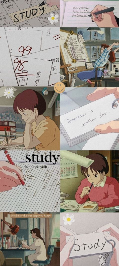 Study Art Anime, Studying Inspo Wallpaper, Exam Motivation, Effective Study Tips, Study Pictures, Cute Inspirational Quotes, Study Motivation Video, Study Motivation Quotes, Study Motivation Inspiration