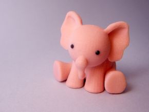 Phanpy: The Pink Elephant in Full Color Sandstone Clay Elephant Diy, Elephant Clay, Clay Elephant, Dough Art, Porcelain Dolls For Sale, Genius Hour, Candle Design, Frog Crafts, Clay Things