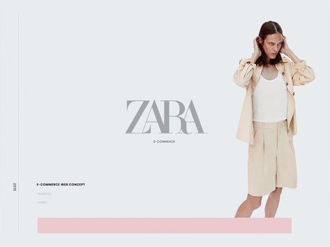 Free Zara Website Template PSD Zara Website, Ecommerce Website Design, Minimal Web Design, Ecommerce Website, Free Psd, Website Template, Check It Out, Pre Order, Website Design