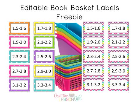 Creative Lesson Cafe: A is for Accelerated Reader~ Ideas and Freebies Book Basket Labels, Ar Book, Organize Classroom, Accelerated Reading, Book Basket, Book Bin, Classroom Arrangement, Library Labels, Basket Labels