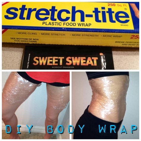 DIY body wrap. All I used was a sample of a product called "Sweet Sweat', some plastic wrap, some scotch tape, and some cardio. Was pleased with my results. Check it out! #DIY #BodyWrap #Fitness Diy Body Wrap Lose Inches, Homemade Body Wraps, Diy Body Wrap, Stomach Wrap, Sweet Sweat Waist Trimmer, Tummy Wrap, Pineapple Water, Sweet Sweat, Lose Inches