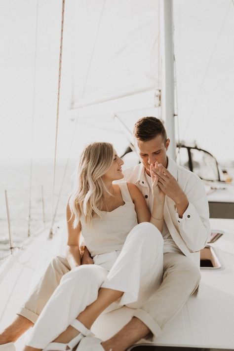 Sailboat Engagement Session, Sailing Engagement Photos, Sailboat Engagement Photos, Sailboat Proposal, Maine Engagement Photos, Boat Engagement Photos, Boat Engagement, Sailboat Engagement, Boat Photoshoot