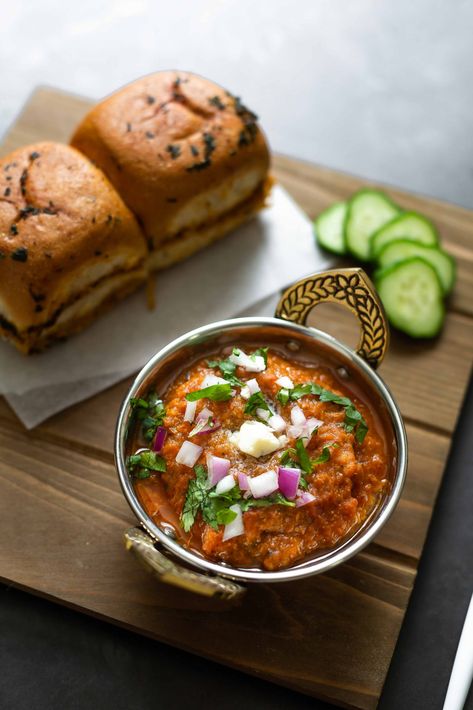 Instant Pot Dump And Go, Instant Pot Dump, Pav Bhaji Masala, Vegetarian Instant Pot, Pav Bhaji, Going Vegetarian, Indian Bread, Indian Street, Indian Street Food