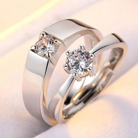 Couple wedding rings unique