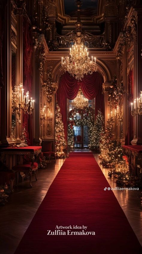 Christmas Castle Decoration, Extravagant Christmas Decor, Christmas Ceremony, Christmas Palace, Palace Architecture, Castle Decor, Billionaire Lifestyle Luxury Living, Wedding Background Decoration, Rustic Bathroom Designs