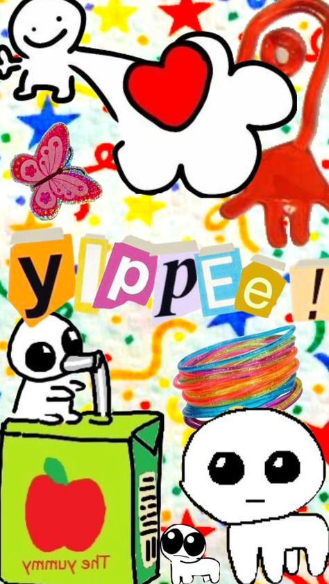 #yippee #autismcreature #silly #wallpaper Weird But Cute Wallpaper, Silly Phone Wallpapers, Silly Wallpapers Iphone, 2010 Aesthetic Wallpaper, Odd Wallpapers, Silly Backgrounds, Wallpaper Silly, Silly Wallpapers, Weird Wallpaper