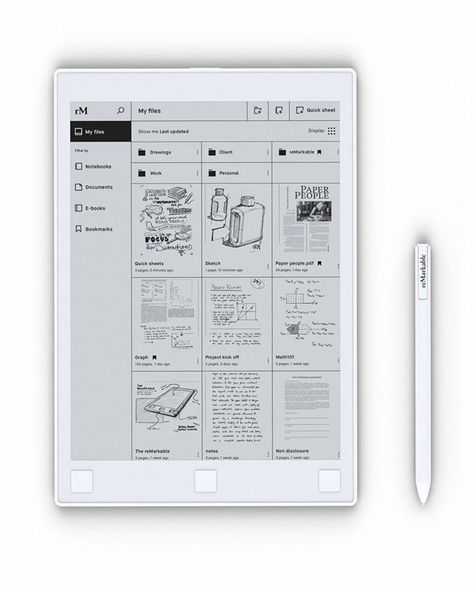 Transform Your Note Taking with reMarkable, the Paper Tablet - Note Tablet, Digital Notepad, Paper Tablet, Tablet Ui, E Ink Display, Office Organization At Work, Writing Things, Flyer Design Layout, New Tablets