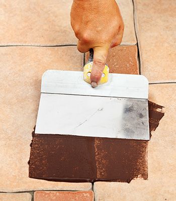 Applying Grout to Tiles Grout, Kitchen Renovation, Calculator, To Start, Mosaic, Flooring, Canning