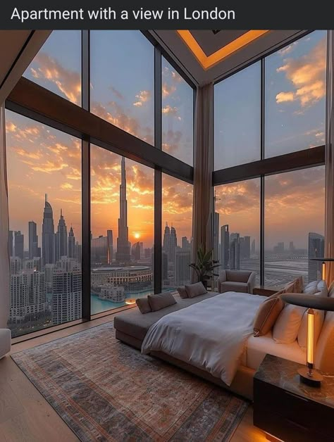 City View Penthouse, Penthouse In London, New York Penthouse Exterior, Penthouse Apartment Decor, London Penthouse Luxury, Luxury Apartment Layout, Luxury Apartments London, Penthouse London, London Penthouse