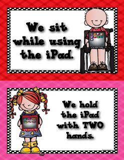 Freebie*Do you use iPad for your literacy centers? Here are a few rules to help prolong the life of your iPads. Ipad Rules, Kindergarten Technology, Kindergarten Anchor Charts, Computer Lessons, Ipad Ideas, Teaching Technology, Instructional Technology, Teacher Technology, School Technology