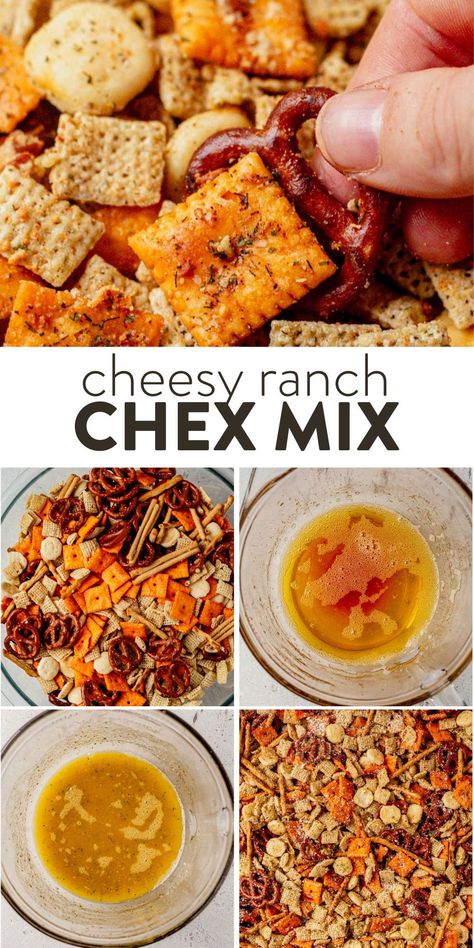 This homemade ranch Chex mix is a simple recipe for a hearty snack with lots of savory flavor. It's perfect for any occasion from a holiday party to movie night, road trips, or game-day snacking. Garbage Bag Chex Mix With Ranch, Camp Out Snacks, Togo Snack Ideas, Homemade Snacks For Road Trip, Homemade Movie Night Snacks, Travel Snack Recipes, Easy Snacks For Road Trips, Snack Sale Ideas, Food For Hunting Trip