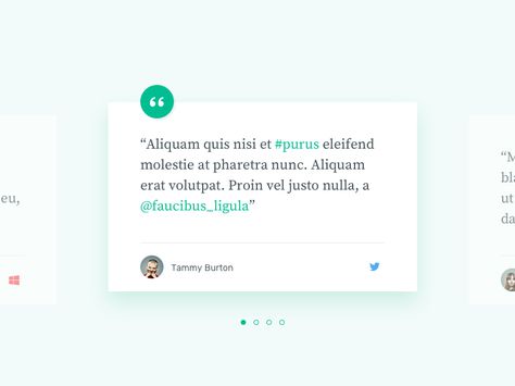 Quotes Section [wip] Quote Design Layout, Testimonials Web Design, Web Quotes, Quote Layout, Learn Web Design, Pull Quotes, Keynote Design, Web Design Websites, Website Design Inspiration Layout