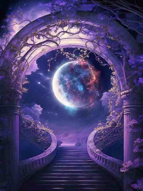 Blessed Night, Dark Purple Wallpaper, Emoji Photo, Family World, Beautiful Scenery Photography, Shoot The Moon, Cute Galaxy Wallpaper, Witchy Wallpaper, Beautiful Nature Wallpaper