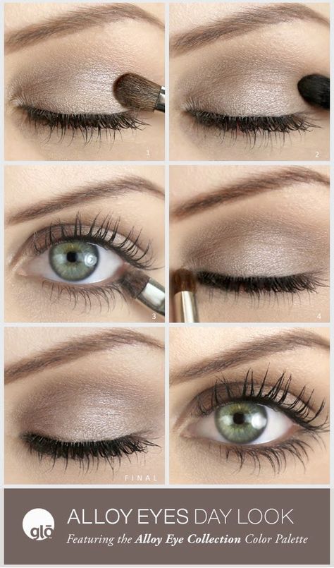 Simple Eye Makeup Ideas, Makeup Ideas For Work, Daytime Makeup, Gold Eye Makeup, Makeup Secret, Shiny Eyes, Eye Makeup Ideas, Simple Eye, Smink Inspiration