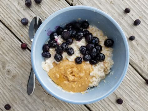 Peanut Butter And Blueberry, Peanut Butter Blueberry, Blueberry Oat, Protein Oatmeal, Peanut Butter Roll, Blueberry Breakfast, Blueberry Oatmeal, Peanut Butter Oatmeal, Honey Oatmeal