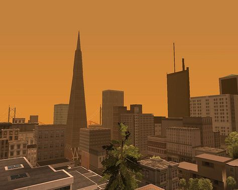 San Fierro In San Andreas San Andreas City, San Andreas Aesthetic, Gta Aesthetics, Gta Sa, Gta San, Concept Art Tutorial, City Background, Gta San Andreas, Rockstar Games