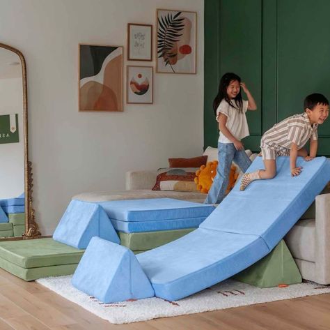 Nugget Play Couch Review (2024) Is This Viral Playcouch a Worthy Addition to Your Playroom? | The Quality Edit The Nugget Couch Playroom, Nugget Couch Playroom, The Nugget Couch, Nugget Couch, The Nugget, Play Couch, Ring Doorbell, Green Theme, Review Fashion